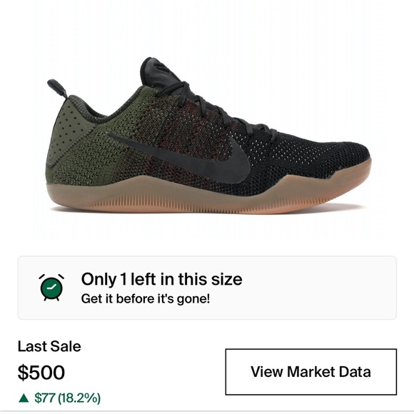 Nike Kobe 11 Elite Low “4KB Black Horse” VERY RARE & EXTREMELY DIFFICULT TO FIND - Picture 13 of 13